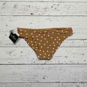 Nani Nalu Sandy Classic Bikini Bottom Womens Small Polka Dot Swim Bathing Suit